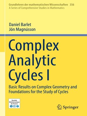 cover image of Complex Analytic Cycles I